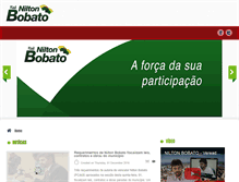 Tablet Screenshot of niltonbobato.com.br